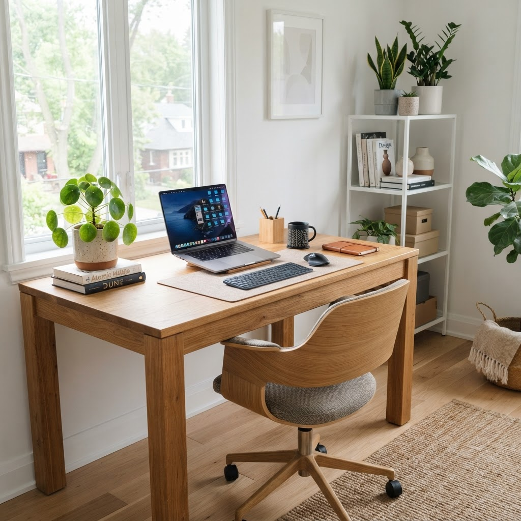 Tidy home office